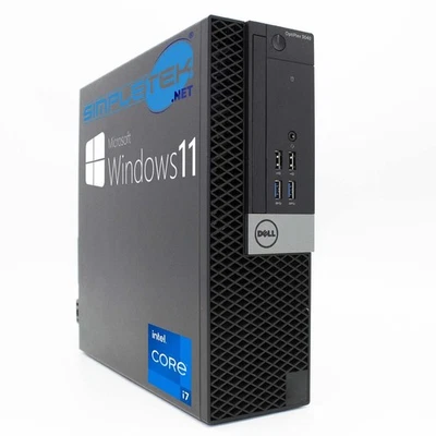Dell Optiplex 3040 Sff I7 6700 16Gb 480Gb Windows 11 Computer Desktop Pc Fisso - Image 1 of 4