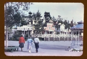 1955 Disneyland Frontierland Rainbow Ridge Town Original Layout 35mm Dia - Bild 1 von 1