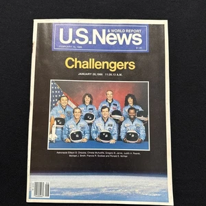 Vintage U.S. News & World Report Challenger Disaster Cover February 10, 1986 - Picture 1 of 2