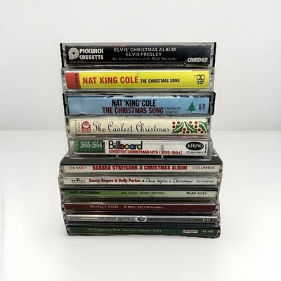 Christmas Music Lot Of 11 POPULAR  CD’s And Cassettes ALL IN GOOD CONDITION!🎅🏻 Foto 1 de 4