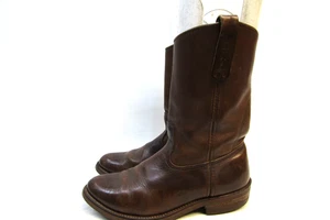 Red Wing Pecos Mens Size 9.5 D Brown Leather Cowboy Western Boots - Picture 1 of 10