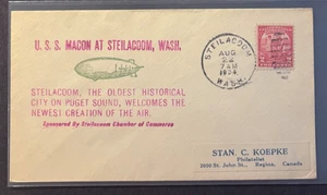 USS Macon welcomed at Steilacoom, WA, 8/22/1934 - Picture 1 of 2