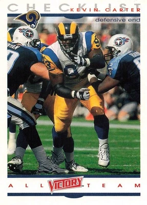 2000 Upper Deck Victory - All Victory Team Checklist Kevin Carter #228 - Image 1 of 2