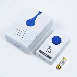 Receiver Remote Control Transmitter Doorbell Door Bell Portable Clever - Picture 1 of 12