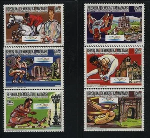 Olympics by Malagasy MNH Sc 807-12 Value $ 9.20 - Picture 1 of 1