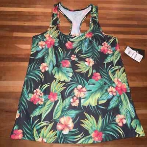 ID IDEOLOGY Women's Tropical-Print Tank Top, XS  - Picture 1 of 7
