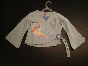EUC GIRLS 4T DISNEY PRINCESS SLEEPING BEAUTY CINDERELLA BELLE LONG SLEEVE TOP - Picture 1 of 2