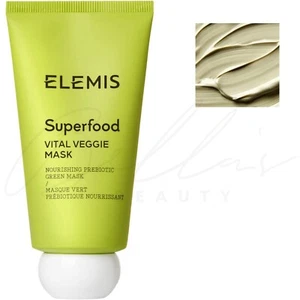 ELEMIS Superfood Vital Veggie Nourishing Prebiotic Green Facial Mask 75ml *NEW* - Picture 1 of 3