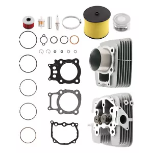 Engine Cylinder Head Piston Top End Kit For Honda Rancher Trx 350 00-06 ATV - Bild 1 von 17