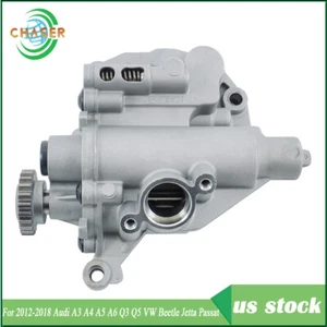 Oil Pump For 12-18 Audi A3 A4 A5 A6 VW Beetle Passat Jetta 2.0L 1.8L 06H115105T - Picture 1 of 10