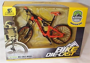 Mountain Bike Superior Down Hill Orange & Black Colour 1-10 scale New in box - Picture 1 of 2