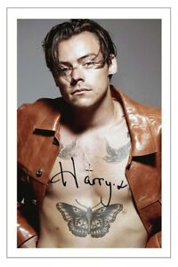 HARRY STYLES Signed Autograph PHOTO Signature Fan Gift Print Music FINE LINE