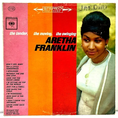 Aretha Franklin The Tender The Moving The Swinging 1962 Vinyl Columbia Records - Image 1 of 4