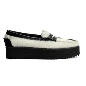 Sebago Women's Dan Cow Fur Black Boat Shoes 7002N50.987 - Picture 1 of 4