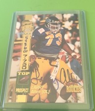 1994 SIGNATURE ROOKIES LARRY ALLEN RC AUTO ON CARD DALLAS COWBOYS HOFER!
