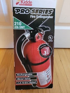 Extintor de incendios Kidde Pro Series 210 unidad de 4 lb recargable clasificación 2-A: 10-B:C - Imagen 1 de 4