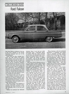 1961 Ford Falcon - Original Road Test Article - Picture 1 of 2