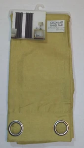 4 Curtain Panels 2 Pair Grommet Livingroom Bedroom Window Drapes 42 in x 82 in - Picture 1 of 2