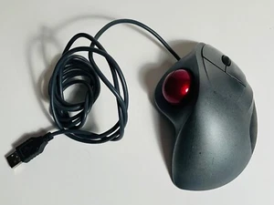 Logitech Trackman Wired Wheel Trackball T-BB18 - Picture 1 of 3