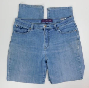 Gloria Vanderbilt Womens Amanda Denim Blue Jeans Size 10P - Picture 1 of 14