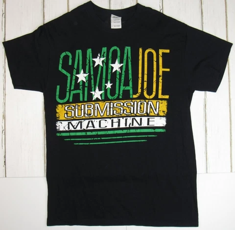 Samoa Joe Submission Machine T-Shirt Impact Wrestling Mens Medium Short Sleeve Cover