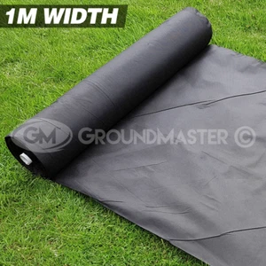1M WIDE GROUNDMASTER WEED CONTROL FABRIC LANDSCAPE GROUND COVER MEMBRANE - Picture 1 of 36