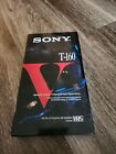 Sony Vhs Tape Blank Premium Grade T-160 8Hr Vcr Video Cassette Tape New