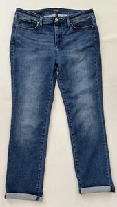 NYDJ Sheri Slim women size 10 lift tuck technology blue jeans stretch comfy - Picture 1 of 15
