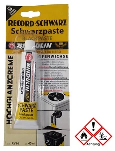 Bindulin Schwarzpaste 45ml (177,56€/L) Ofenwichse Hochglanz hitzefest 950502209 - Bild 1 von 1