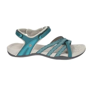 Sandali blu Hi Tec Savanna II per bambina taglia 11 EU 30 prezzo di zecca £40 nuovi di zecca - Foto 1 di 5
