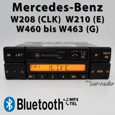 Original Mercedes Classic BE2010 Bluetooth Radio MP3 W208 W210 W460 W461 W463 - Bild 1 von 4
