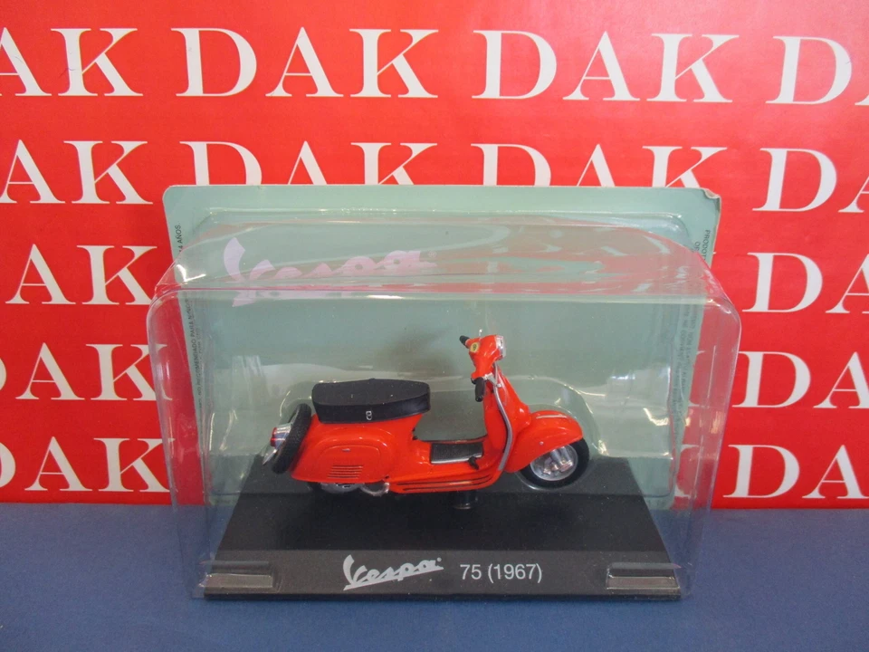 Die cast 1/18 Modellino Motorino Scooter Vespa 75 1967 - Immagine 1 di 1