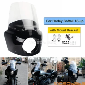 For Harley Softail Street Bob FXBB Low Rider FXLR 18-22 ABS Fairing + Windshield - Foto 1 di 9