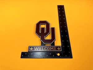 Oklahoma Sooners Vintage Team Logo Welcome Plaque Shelia's Collectibles - Picture 1 of 2