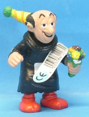 20702 PARTY GARGAMEL Schlumpf : Nr. 2 obere + vordere Blüte im Strauß braun  - Bild 1 von 2