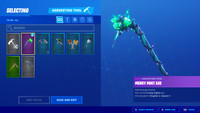 FORTNITE Minty Axe Pickaxe, working on all platforms