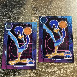 2021 Upper Deck Space Jam Road Runner #17 Base + Blue Parallel Bundle Lot - Picture 1 of 3