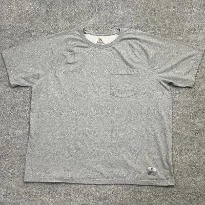 Rugged Elements Durable Utility T-Shirt Men's 2XL Gray Cotton Crew Neck Pullover - Image 1 of 4