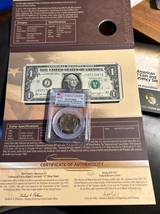 2014 D Native Sacagawea Dollar $1 PCGS MS68 Position A Gold Shield - Picture 1 of 4