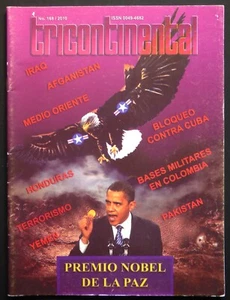 Póster original cubano 2010 + revista Ridículos Barack Obama y Premio Nobel de la Paz - Imagen 1 de 7