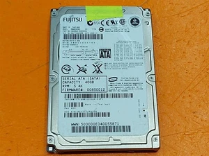 ⭐️⭐️⭐️⭐️⭐️ HDD Hard Drive SATA Laptop 2.5" Fujitsu MHW2040BH 40GB - Picture 1 of 2