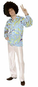 Hippie Dude Mens Adult Costume 60's 70's Groovy Disco Retro - Standard Size