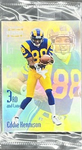 SEALED PACK  /2000 SP* Eddie Kennison 1996 Summit Rams 3RD LONG Football Cards