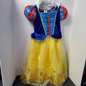 Disney Store Snow White Dress Costume Girls Size 5/6 - Picture 1 of 6