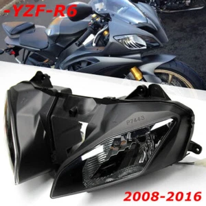 Front Headlight Head Light Lamp Assembly For Yamaha YZF R6 R-6 YZF R6 2008-2016 - Picture 1 of 12