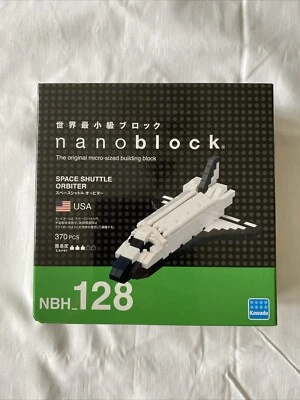 Nanoblock Original Space Shuttle Orbiter Micro-Sized Building Blocks NBH 128 NEW - Image 1 of 4