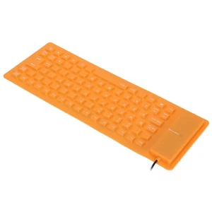 Silicone Keyboard Fully Sealed Design Lightweight Portable Silent Soft Comfor FY - Bild 1 von 31
