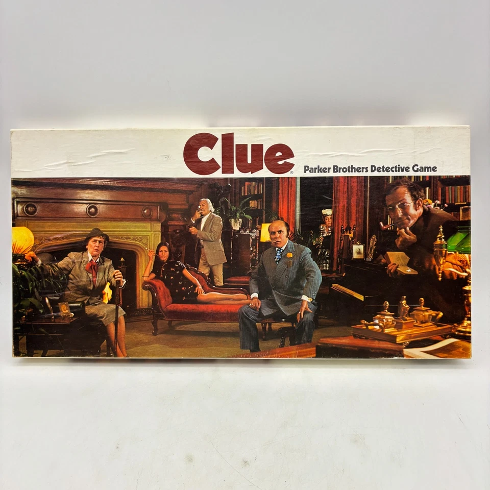 Juego de mesa clásico detective Parker Brothers 1972 vintage pista completa Foto 1 de 4