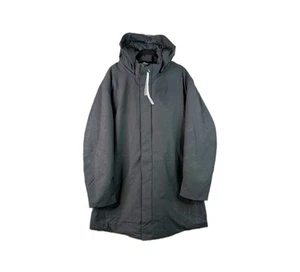 Uniqlo Hybrid Daunenmantel Herren Gr. 3XL XXXL Dunkelgrau Parka Kapuze Federn Neu - Bild 1 von 23