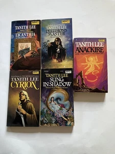 Tanith Lee Sung Lycanthia DAW Vintage PB Lot First 1st Printing  Pls Read - Picture 1 of 8
